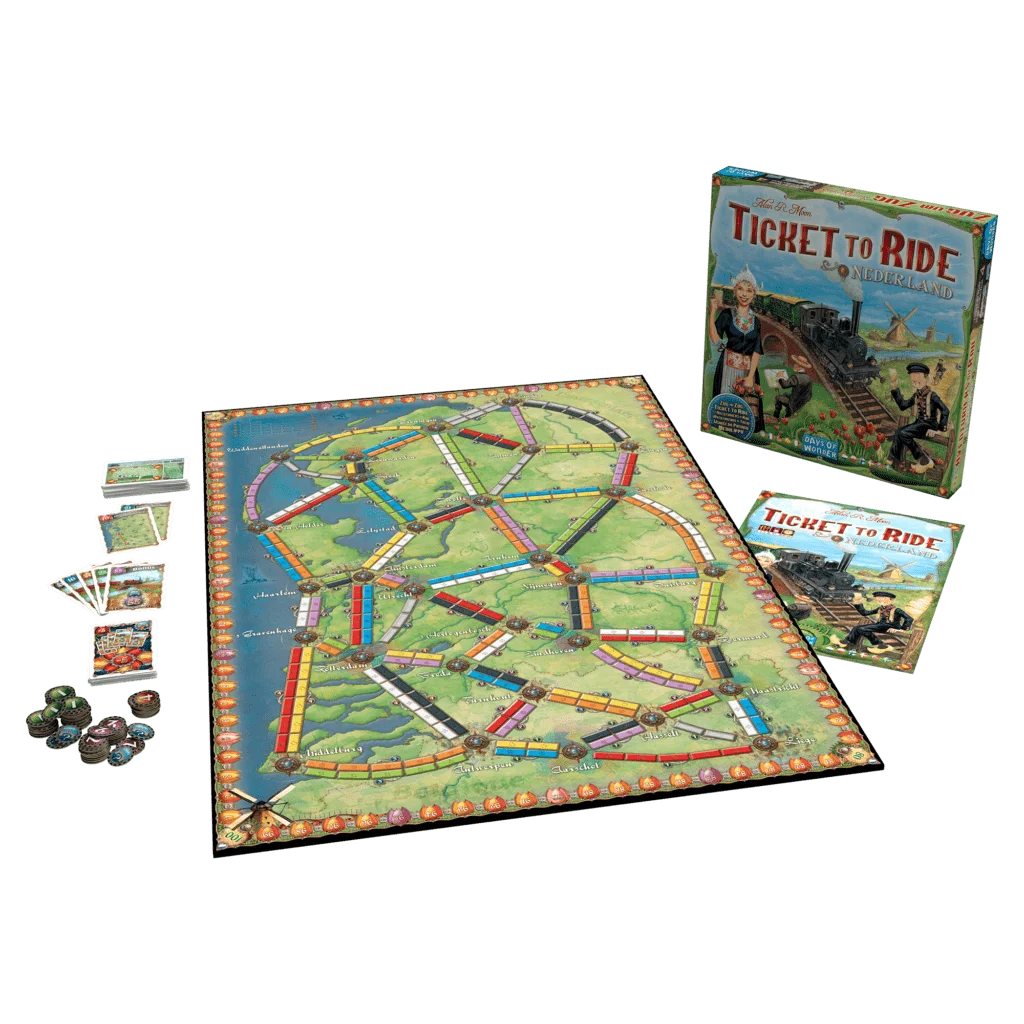 Ticket to Ride: Map #4 – Nederland Ticket to Ride: Map #4 – Nederland